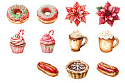 Christmas Desserts Clipart, an Illustration by Design Market (Thumbnail 3 of 3)
