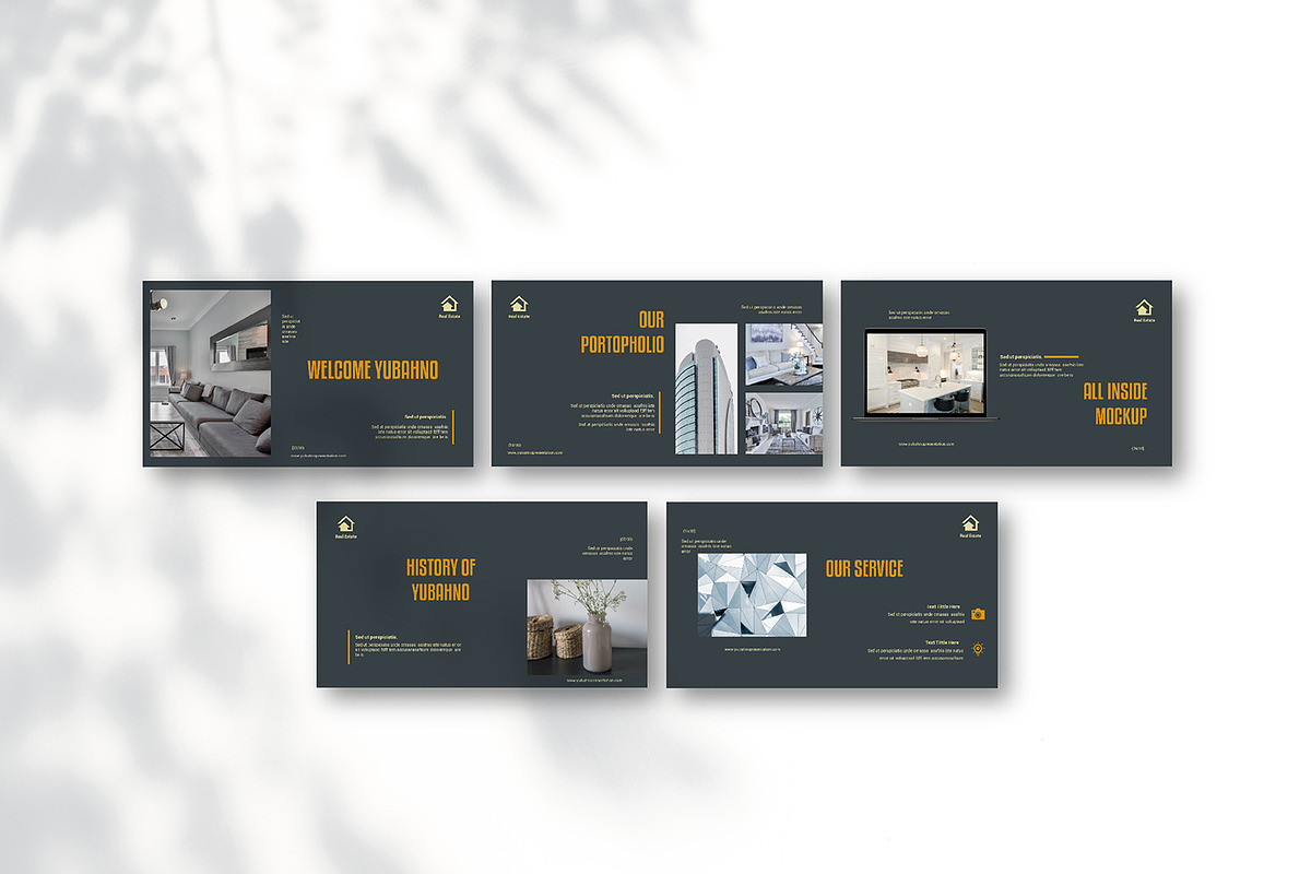 Real Estate Minimalist Powerpoint, a Presentation Template by nyilstudio (Photo 2 of 6)