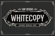 Whitecopy, a Symbol Font by Vintage Division (Thumbnail 1 of 15)