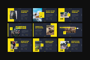 Hamping Sport Google Slide Template