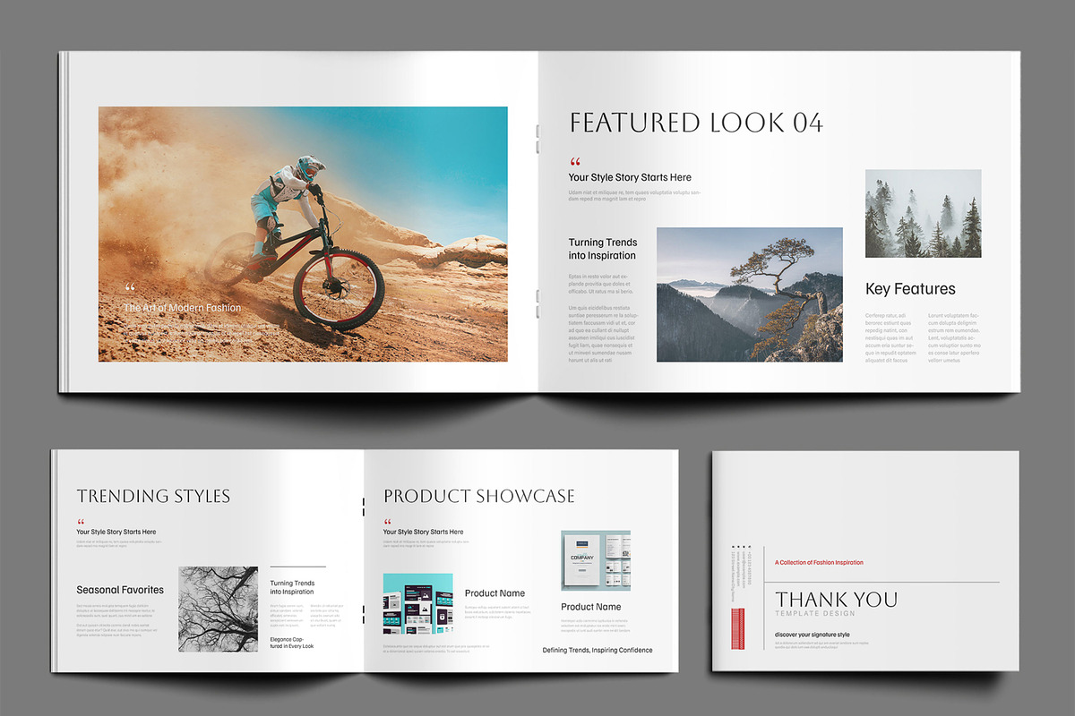 Fashion Lookbook Design Template, a Brochure Template by MightyDesign (Photo 5 of 8)