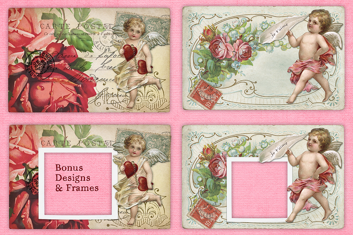 Vintage Valentine Illustrations, an Illustration by French Kiss Collections (Photo 13 of 13)
