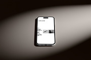 iPhone Mockup Dark Scene, an iPhone Mockup by Momogi (Thumbnail 2 of 8)