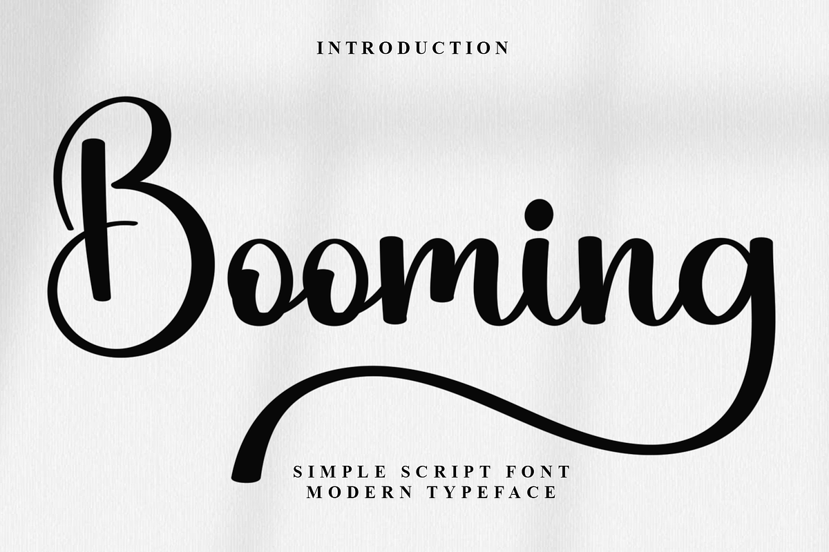 Booming, a Handwritten Font by FreshTypeINK (Photo 1 of 7)