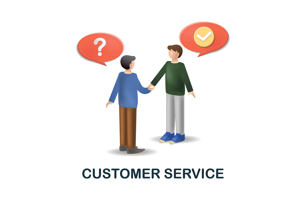 Customer Relationship 3D Icons Set, an Object Graphic by Aimagenarium@gmail.com (Photo 7 of 21)