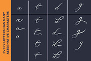 Belgian Signature, a Script Font by Andika Fez (Thumbnail 7 of 19)