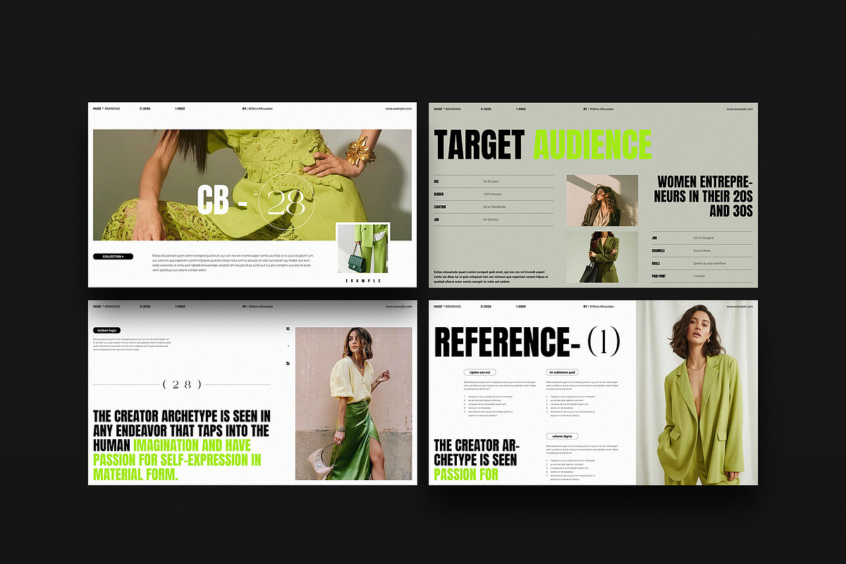 HUGE | Creative Brief Campaign, a Presentation Template by TemplateFolio-Shop (Photo 5 of 9)