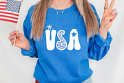 America | Retro Patriotic Font, a Sans Serif Font by KA Designs (Thumbnail 9 of 10)