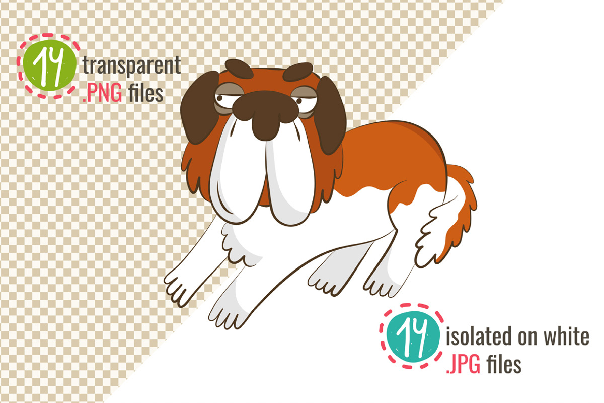 Adorable dog collection ♥ (+BONUS!), an Illustration by Zhe Vasylieva (Photo 3 of 4)