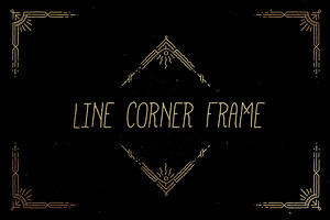 Line Corner Frame