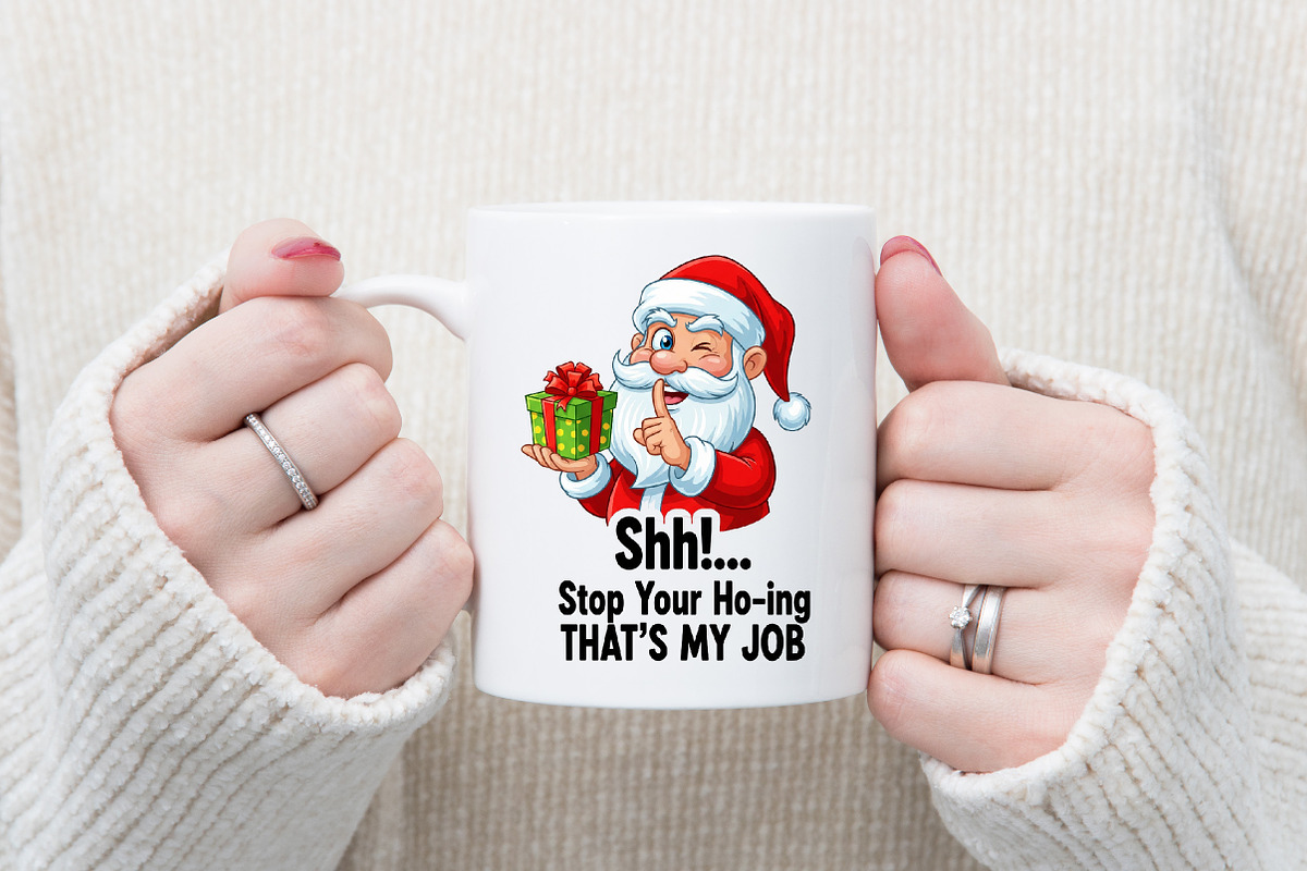 Christmas Santa Quotes Clipart, an Illustration by Designking (Photo 2 of 4)