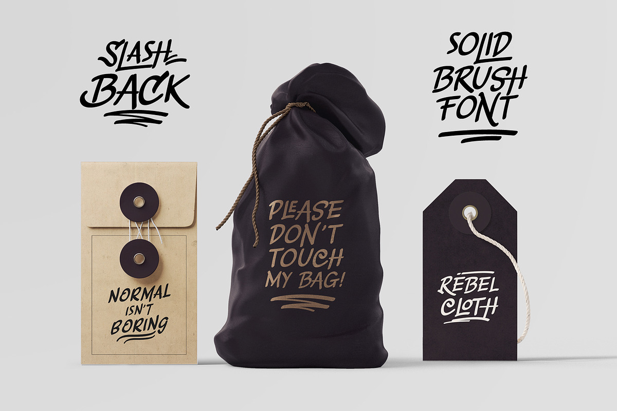 Slashback Typeface, a Font by Arterfak Project (Photo 9 of 9)