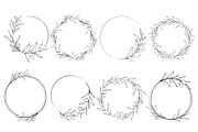 Olive Branch Line Art Clipart SVGs, a Decorative Illustration by Stellalunarts (Thumbnail 5 of 12)