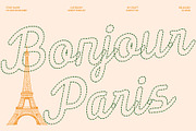 CS Kaylie Dashed, a Script Font by Craft Supply Co. (Thumbnail 4 of 8)