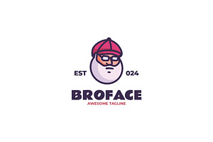 Man Mascot Cartoon Logo, a Branding & Logo Template by Artnivora.Std
