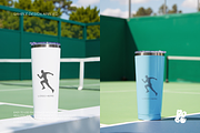 Tennis Tumbler Mockup Set Vol 1, a Cups & Container Mockup by DOBE Studio (Thumbnail 3 of 4)