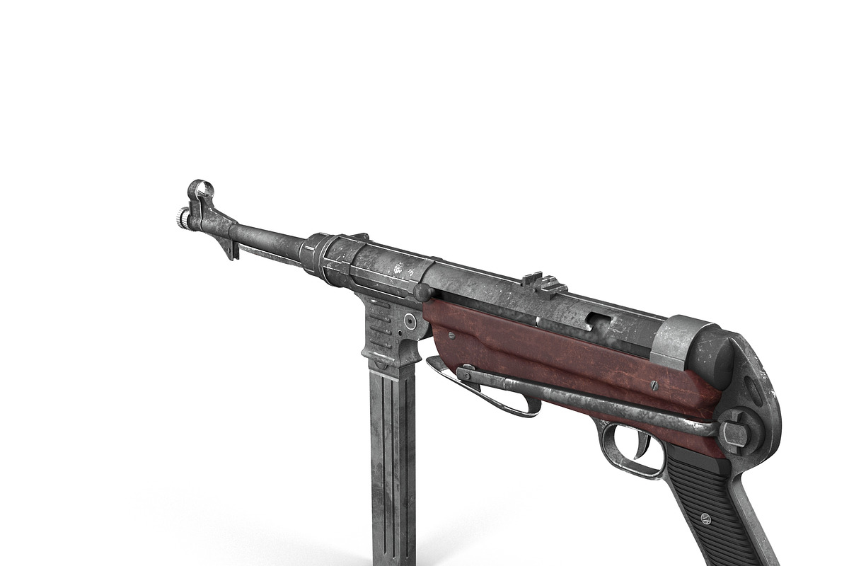 Submachine gun MP40, an Object 3D Model by AndrewWhite (Photo 7 of 25)