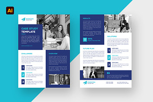 Case Study Flyer Template, a Flyer Template by Sofir Nayeem