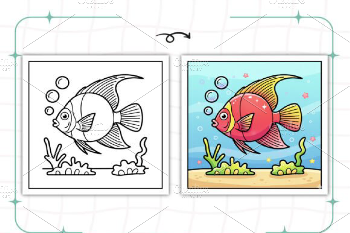 Bold and Easy Comfy Ocean, an Animal Illustration by Ink Gallery (Photo 6 of 9)