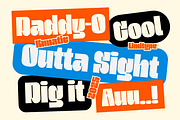 Kunatic - Retro Bold Font, a Sans Serif Font by limitype (Thumbnail 7 of 13)
