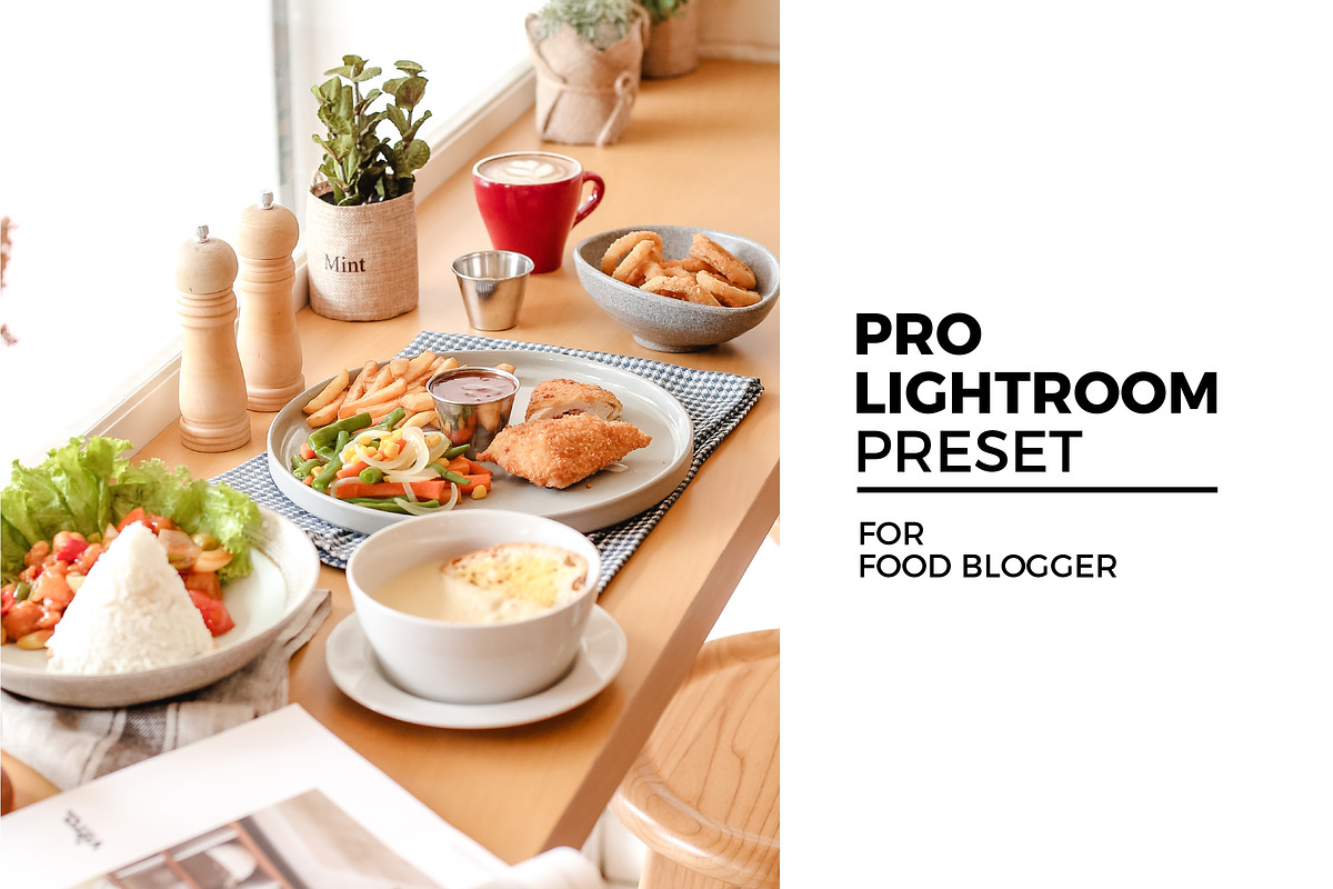 Lightroom Preset for Food Blogger, an Action Add-On by IKFDY