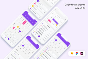 Calendar & Schedule App UI Kit