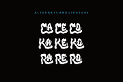 Oraskot - Liquid Display Font, a Handwritten Font by QR Design Studio (Thumbnail 7 of 8)