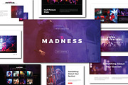 Madness Keynote Template, a Presentation Template by Dirtytemp Studio (Thumbnail 1 of 6)