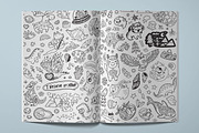 32 Seamless Coloring Patterns, a Pattern Graphic by PenguinHouse (Thumbnail 5 of 14)