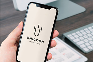 Unicorn Minimalist Logo