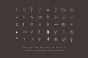 Woodland Icons Illustrations Forest, an Outline Icon by CreativeWilderness (Thumbnail 11 of 11)