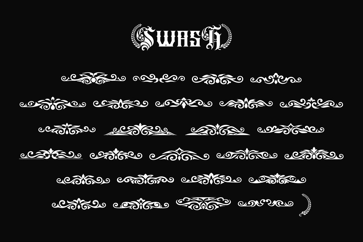 Markos Blackletter Tattoo Font, a Blackletter Font by WhymoreArt (Photo 11 of 13)