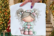 Cute Mrs Claus Clipart, an Illustration by Craft Nest (Thumbnail 3 of 9)