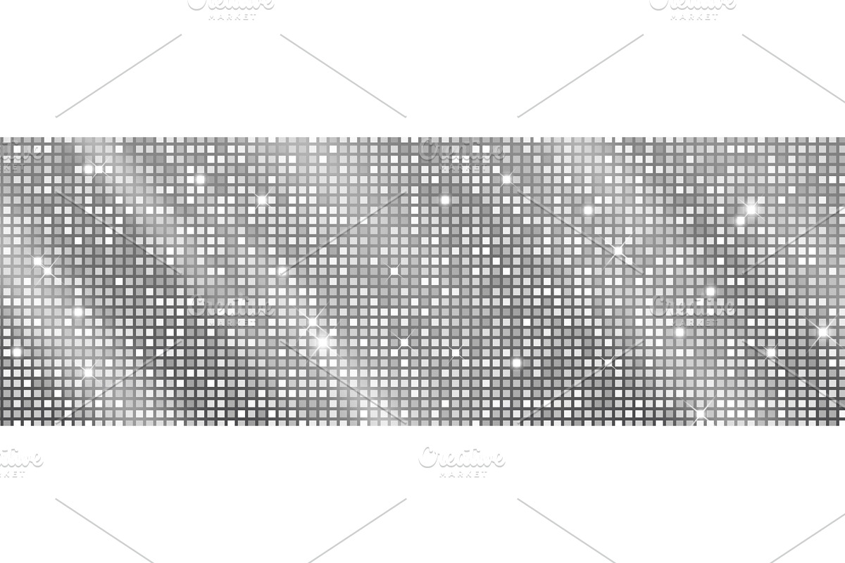Disco ball background with glitter, a Texture Illustration by art PVP - market