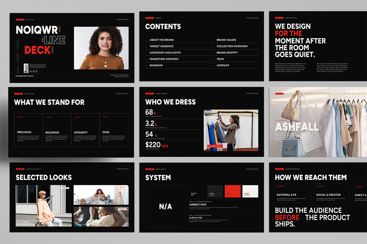 Modern Fashion Presentation Template, a Presentation Template by MightyDesign (Photo 1 of 7)