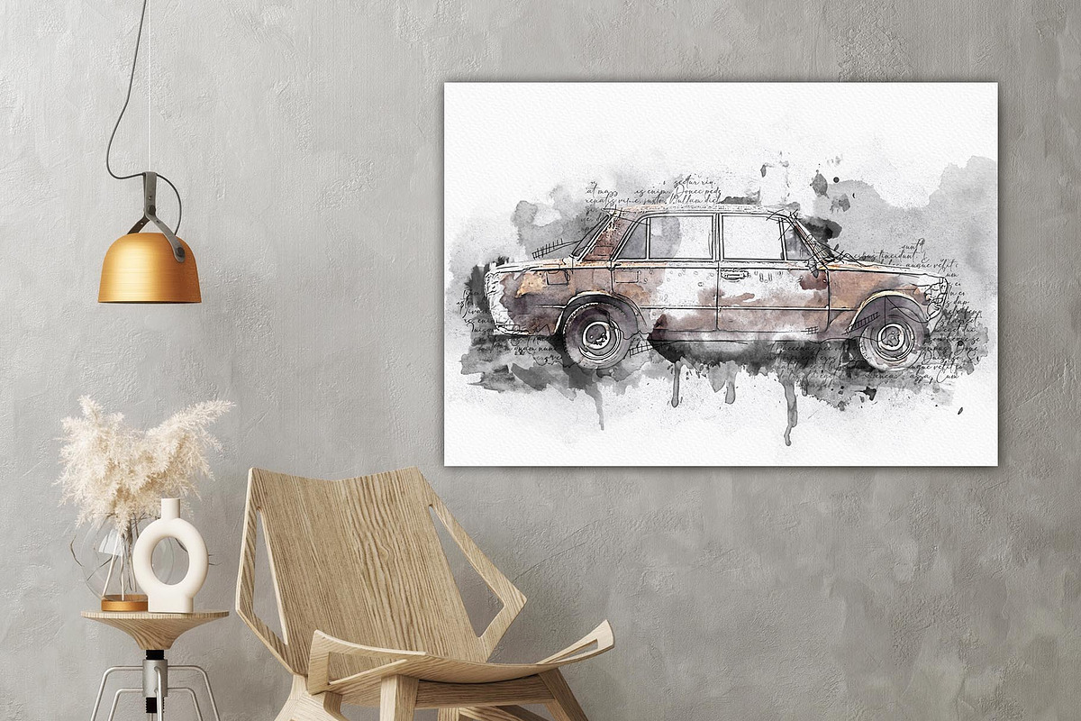 Watercolor Mixed Media Art Effect, an Action Add-On by Photoshop Action (Photo 5 of 12)