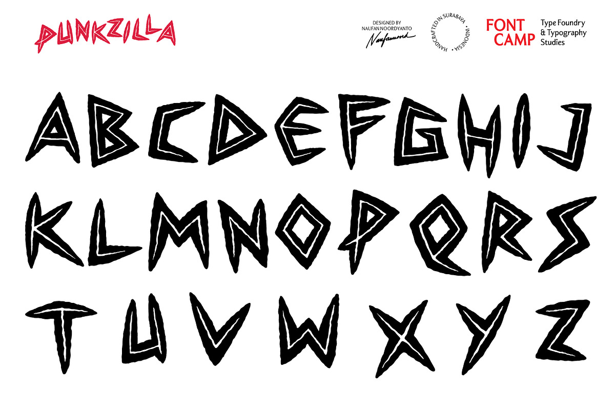 Punkzilla Font, a Handwritten Font by Fontcamp Type Foundry (Photo 5 of 11)