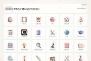 3D School & Education, an Emoji Icon by River Visual (Thumbnail 2 of 5)