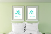 Bedroom,  Portrait Frame mockup psd, a Print Template by Milan Mockup (Thumbnail 3 of 6)