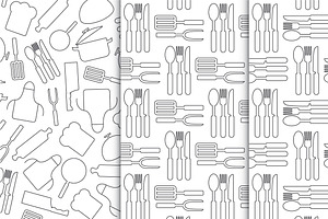 Cooking kitchen patterns