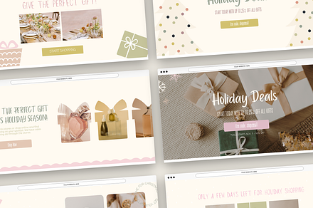 Holiday Website Banner Template