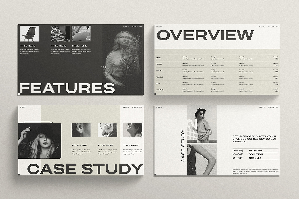 Strategy Presentation Template, a Presentation Template by E-Type (Photo 4 of 6)