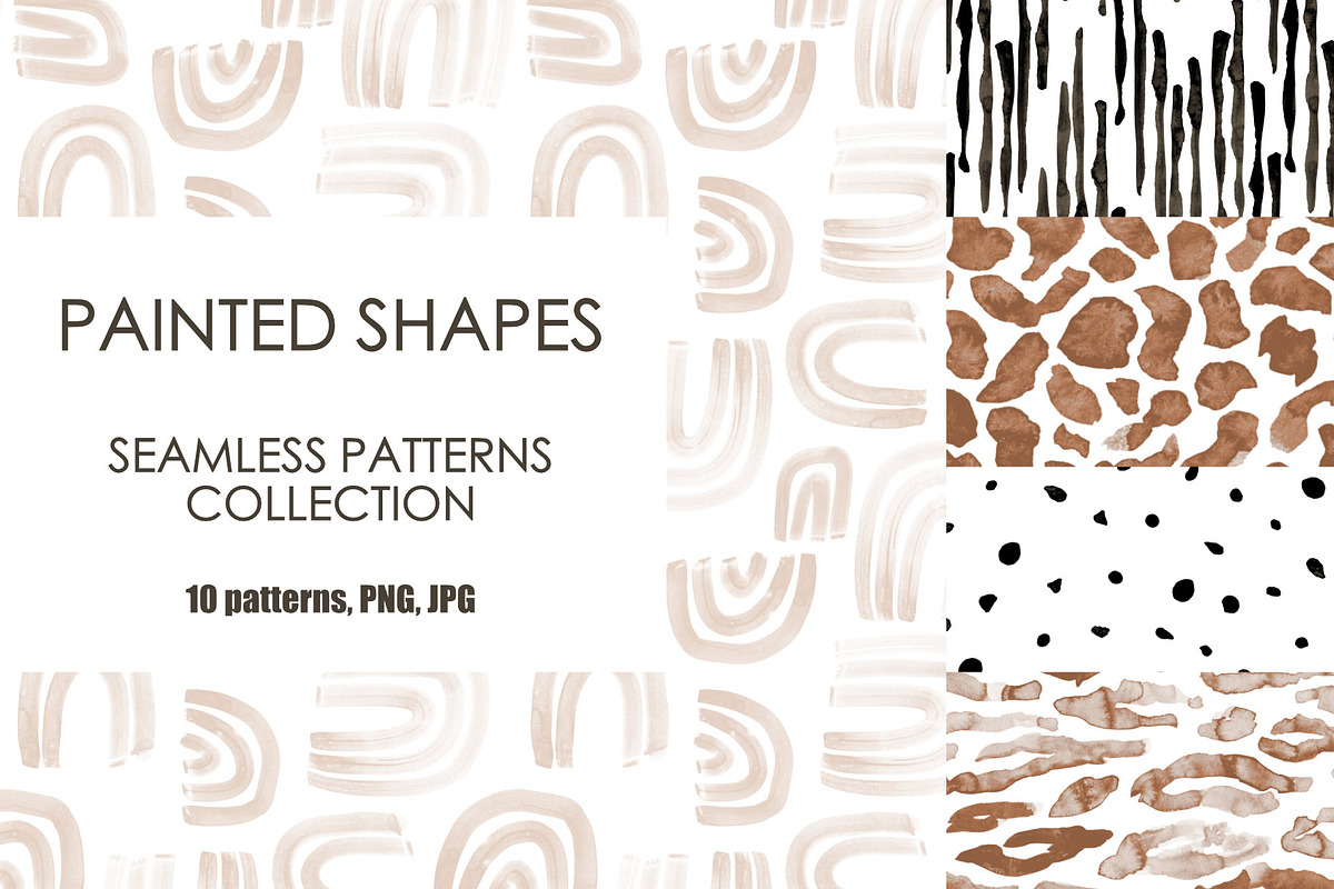 Painted shapes - patterns collection, a Pattern Graphic by Wild Rose (Photo 1 of 9)