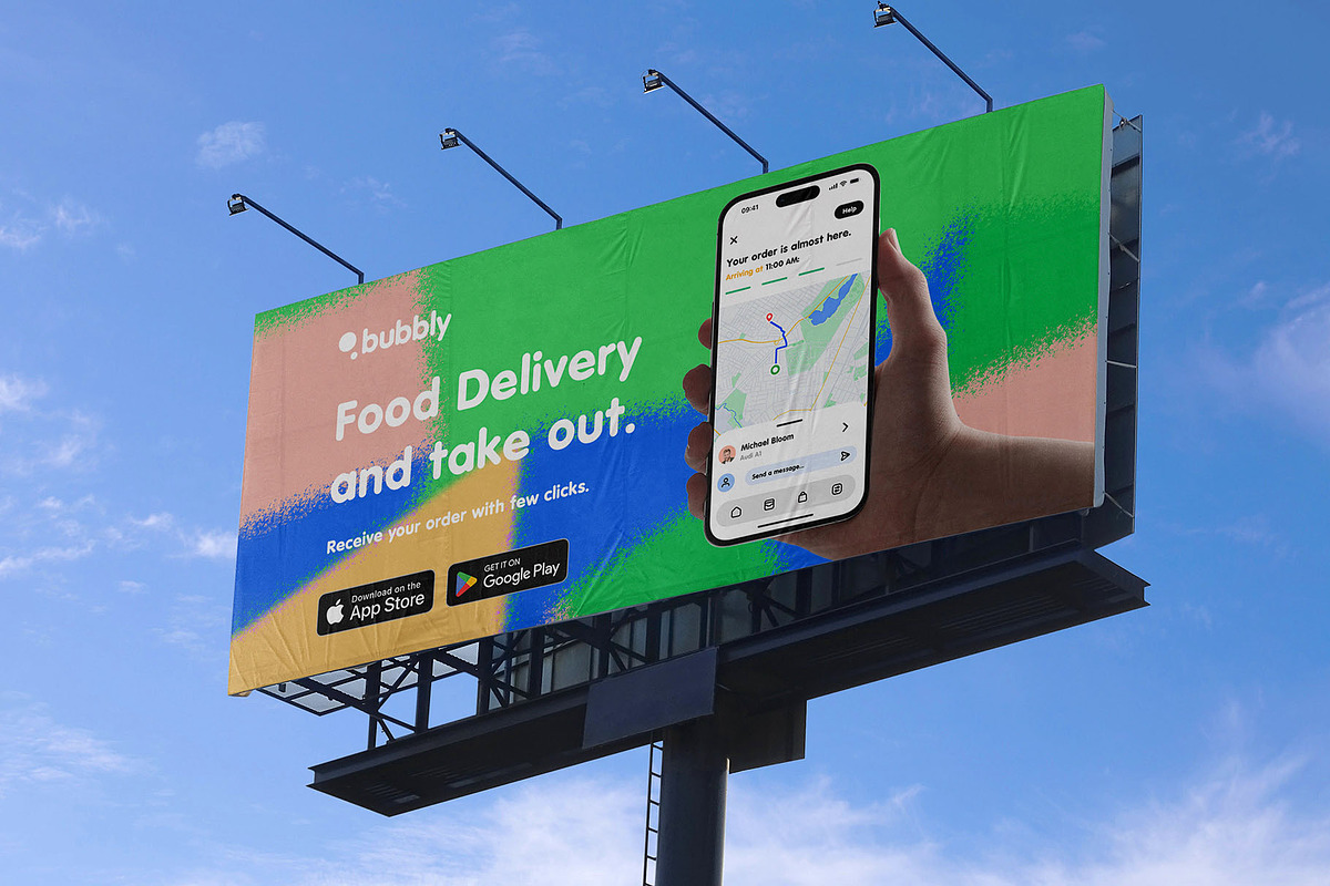 Billboard Poster Street Mockup, an Advertising Mockup by Asylab (Photo 4 of 5)