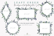 Leafy Green - Watercolor Set, a Graphic by SmallHouseBigPony (Thumbnail 8 of 13)