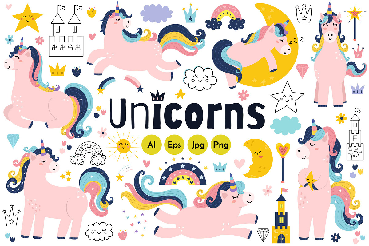 Kids Clipart Mega Bundle, an Education Illustration by Gulnara Sabirova (Photo 8 of 23)