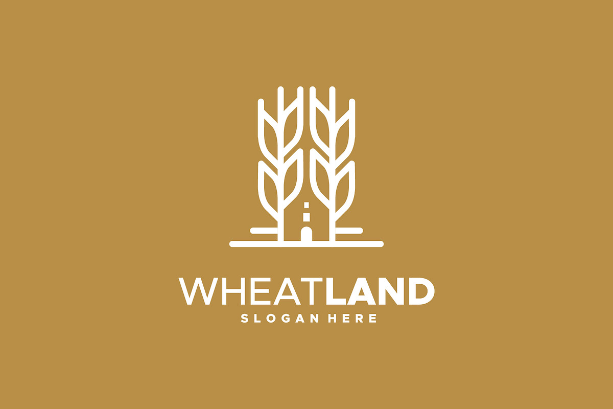Set of Grain wheat field logo, a Branding & Logo Template by Lucky Creative (Photo 4 of 5)