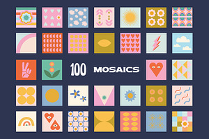 200 Vector Mosaics & Patterns