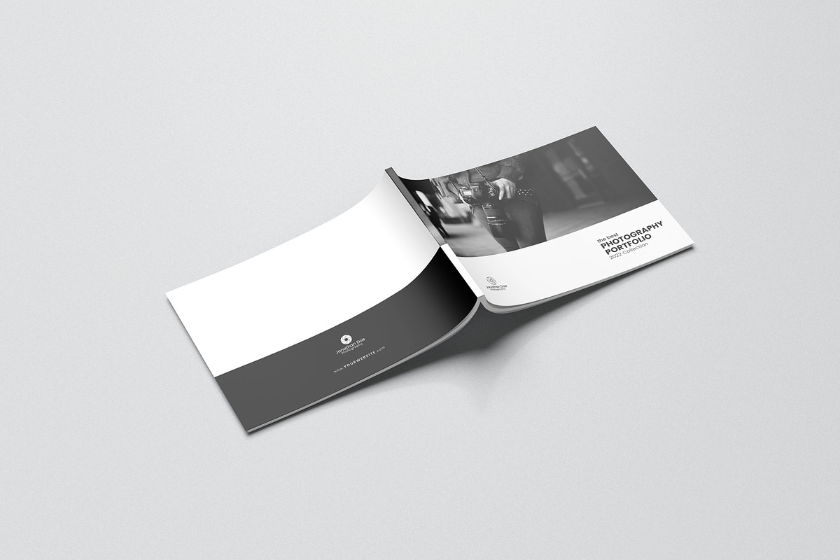 Landscape Brochure / Catalog Mockup, a Print Template by simuradi (Photo 6 of 9)