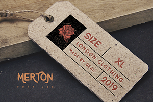 Merton - Vintage Handmade Font